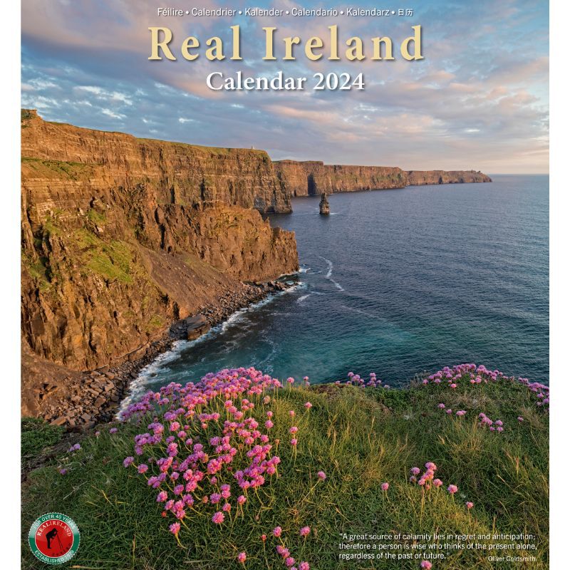 Large Real Ireland 2024 Calendar by Liam Blake